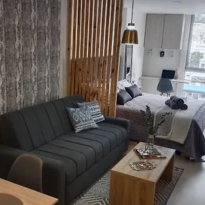  Apartamento Loft En Centro De Bogota, Hermosa Vista Y Confort
